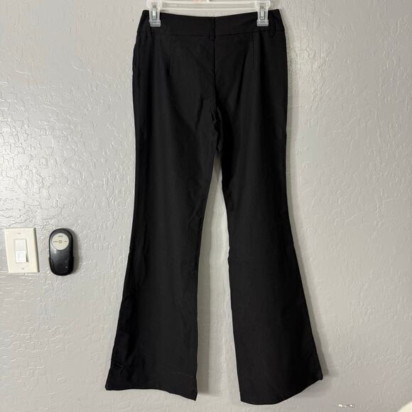 Princess Polly Kinkirk Flared Pants, Black, 6 Petite - Picture 2 of 6